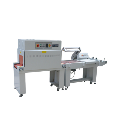 Low Price Semi Automatic Hand press Sealing and Cutting L Type Shrink Tunnel Wrapping Machine